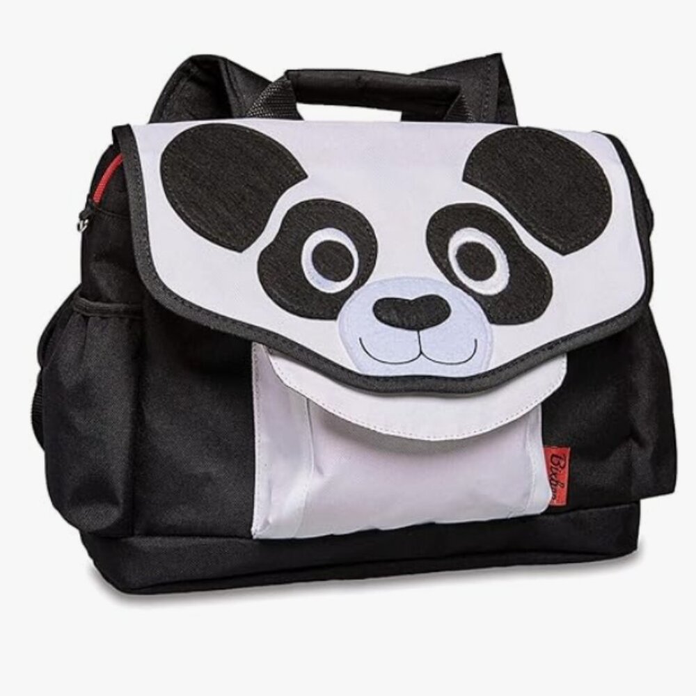 NEW HTF Bixbee Kids Small Panda Black Backpack Discontinued One Here One There